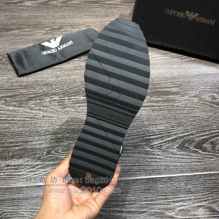 Armani男鞋 2019新款 男士休閒運動鞋 透氣網布 阿瑪尼時尚男鞋  jpx2154